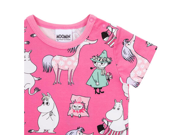 Mummi T-Skjorte - Jentegjeng Magenta Barneklær fra Mummi