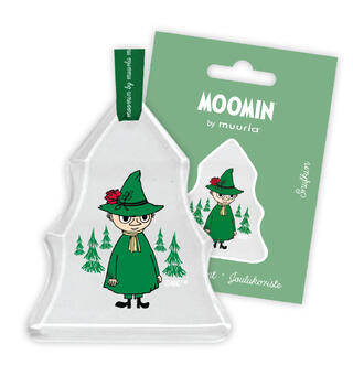 Mummi glass dekor - Snusmumrikken 8 cm