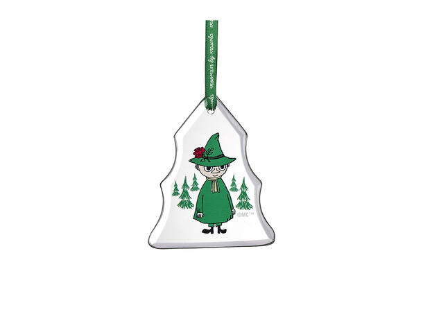 Mummi glass dekor - Snusmumrikken 8 cm