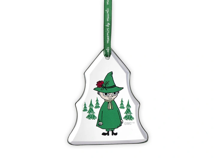 Mummi glass dekor - Snusmumrikken 8 cm 