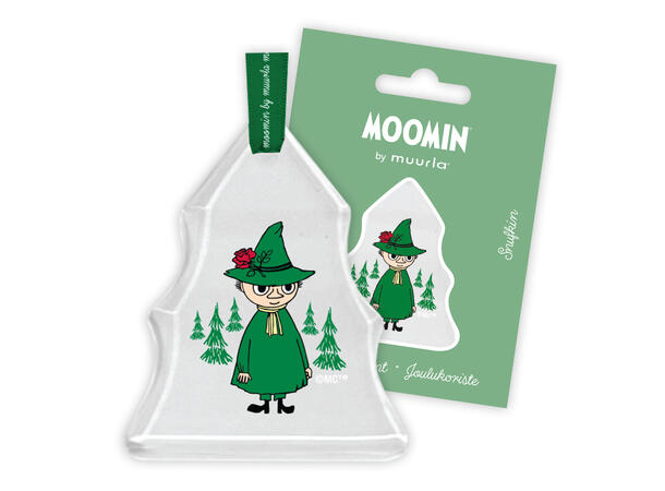 Mummi glass dekor - Snusmumrikken 8 cm