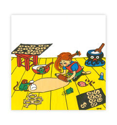 Pippi Servietter Pepperkaker 33x33 cm Pippi Langstrømpe