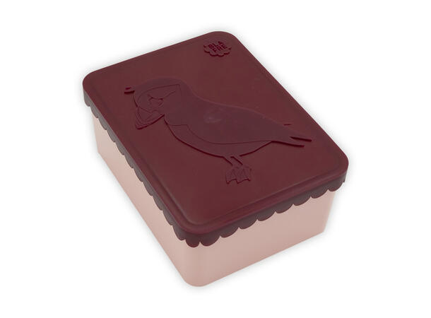 Blafre matboks i plast ett rom - Lunde Plommerød/lys rosa