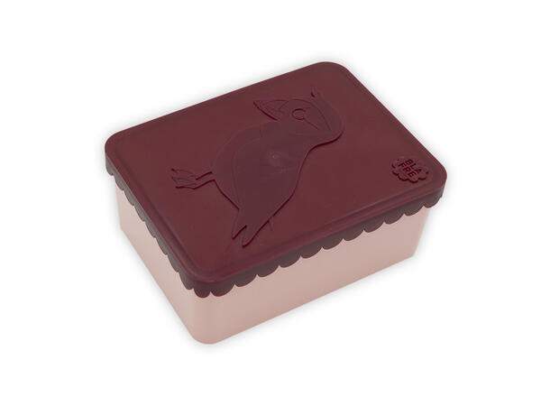 Blafre matboks i plast ett rom - Lunde Plommerød/lys rosa