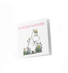 Mummi dobbeltkort - Du er helt fantastis 7,5 cm Mummi