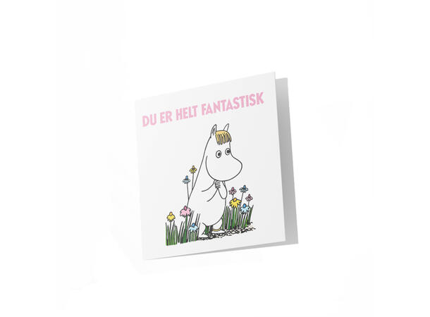 Mummi dobbeltkort - Du er helt fantastis 7,5 cm Mummi