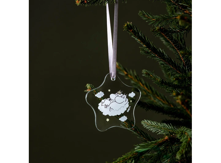 Mummi glass dekor - Snorkfrøken 8 cm 