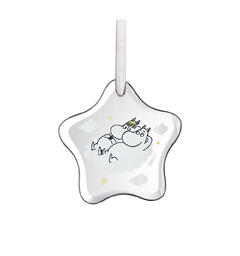 Mummi glass dekor - Snørkfrøken 8 cm