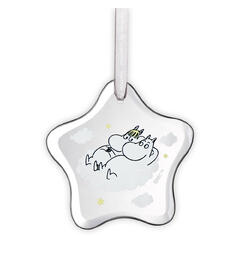 Mummi glass dekor - Snørkfrøken 8 cm