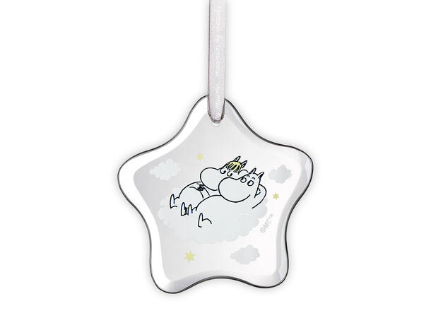 Mummi glass dekor - Snørkfrøken 8 cm