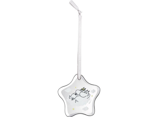 Mummi glass dekor - Snørkfrøken 8 cm