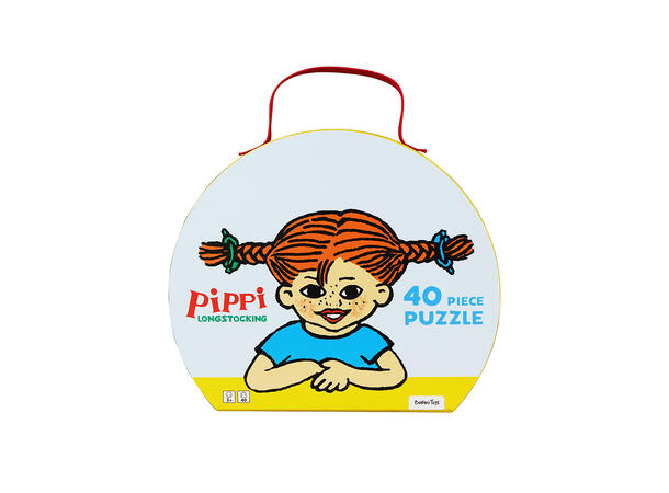 Pippi Langstrømpe - Puslespill og koffer 40 brikker