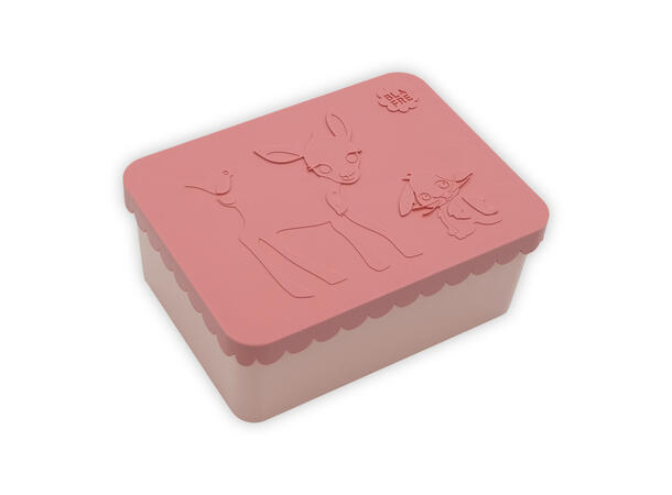 Blafre matboks i plast ett rom - Rådyr Rosa/lys rosa