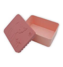 Blafre matboks i plast ett rom - Rådyr Rosa/lys rosa