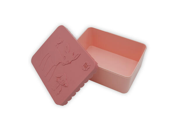 Blafre matboks i plast ett rom - Rådyr Rosa/lys rosa