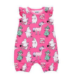 Mummi Playsuit - Jentegjeng Magenta Babyklær fra Mummi