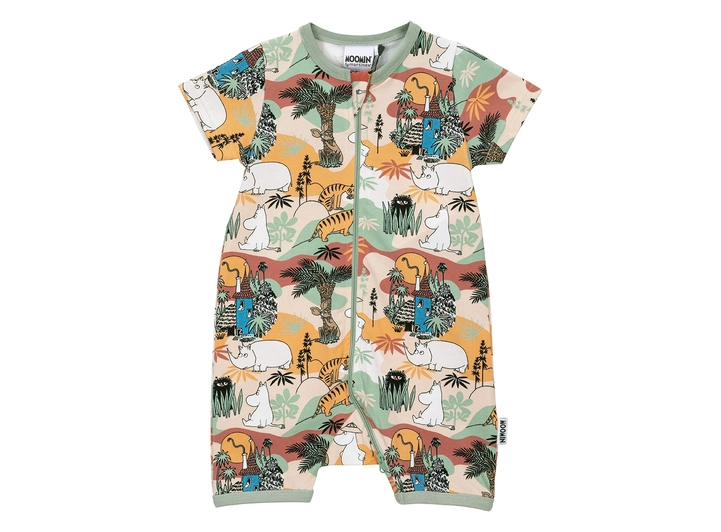 Mummi Pyjamas - Savanne Beige 62 Babyklær fra Mummi 