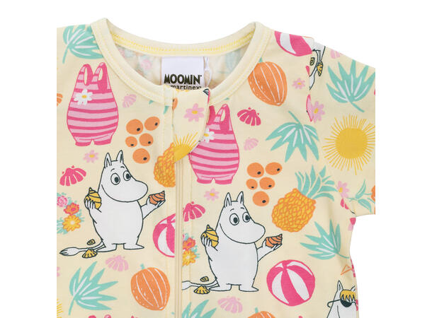 Mummi Pyjamas - Sommer Gul Babyklær fra Mummi