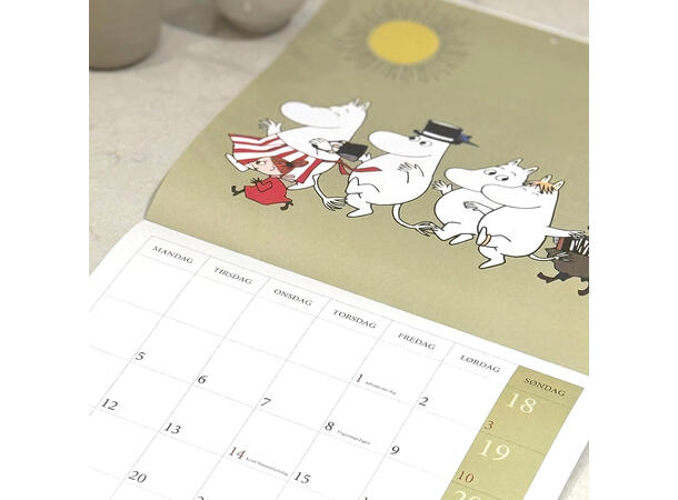 Mummi Veggkalender 2026 Kalender 2026