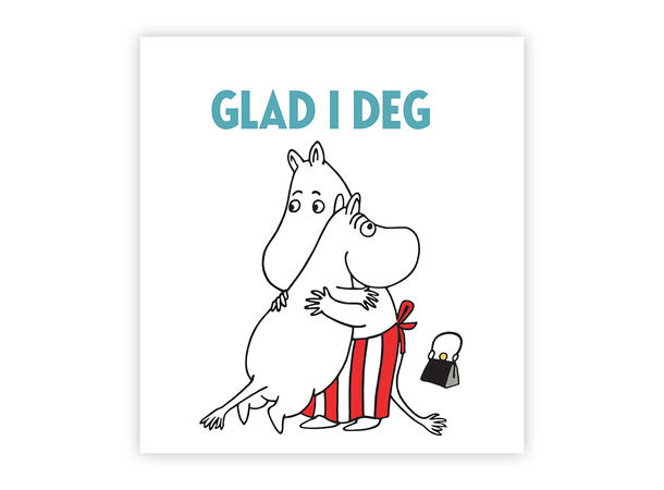 Mummi dobbeltkort - Glad i deg 7,5 cm Mummi 