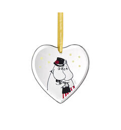Mummi glass dekor - Mamma og pappa 8 cm