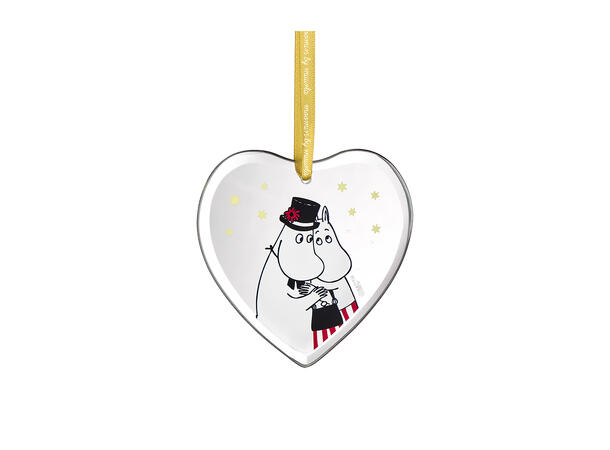 Mummi glass dekor - Mamma og pappa 8 cm