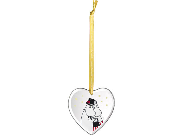 Mummi glass dekor - Mamma og pappa 8 cm