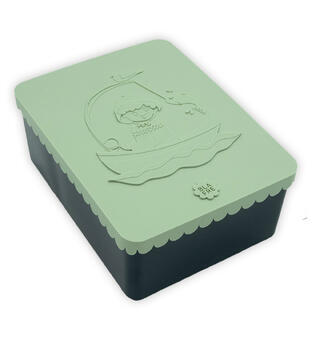 Blafre matboks i plast trerom - Fisketur Lys gr&#248;nn/marinebl&#229;