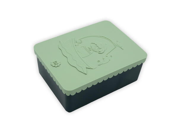 Blafre matboks i plast trerom - Fisketur Lys grønn/mørk blå