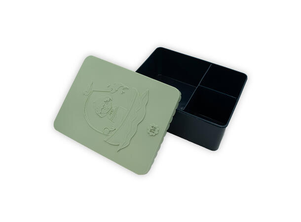 Blafre matboks i plast trerom - Fisketur Lys grønn/mørk blå