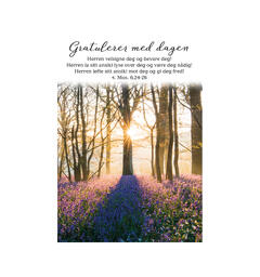 Kristent anledningskort For hos deg A6 dobbelt kort