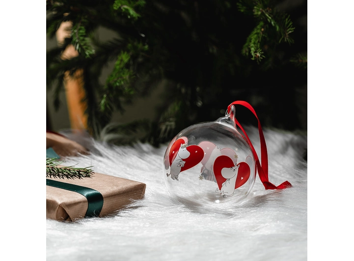 Mummi Julekule - Hjerte 9 cm 