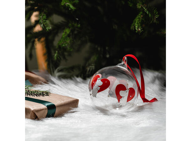 Mummi Julekule - Hjerte 9 cm