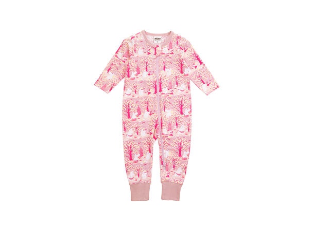 Mummi Pyjamas - Kirsebærblomst Lilla Babyklær fra Mummi