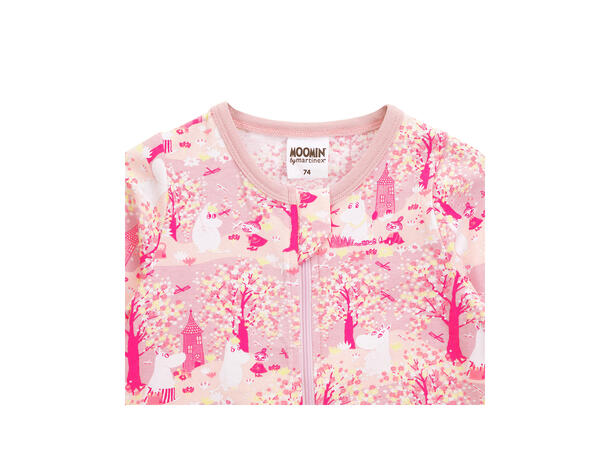 Mummi Pyjamas - Kirsebærblomst Lilla Babyklær fra Mummi