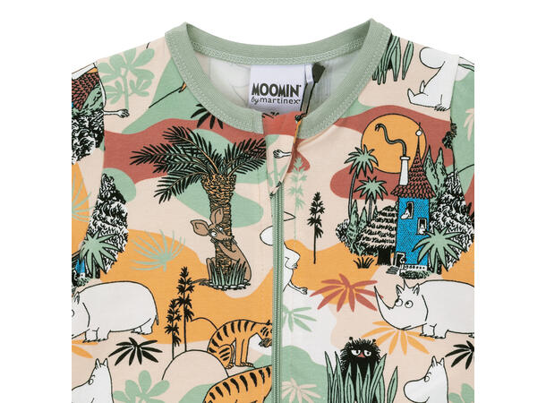 Mummi Pyjamas - Savanne Beige Babyklær fra Mummi