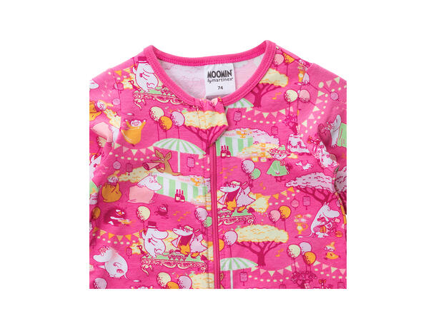 Mummi Pyjamas - Selskap Magenta Babyklær fra Mummi