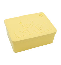 Blafre matboks i plast treroms - Bjørn Lys gul/lys gul