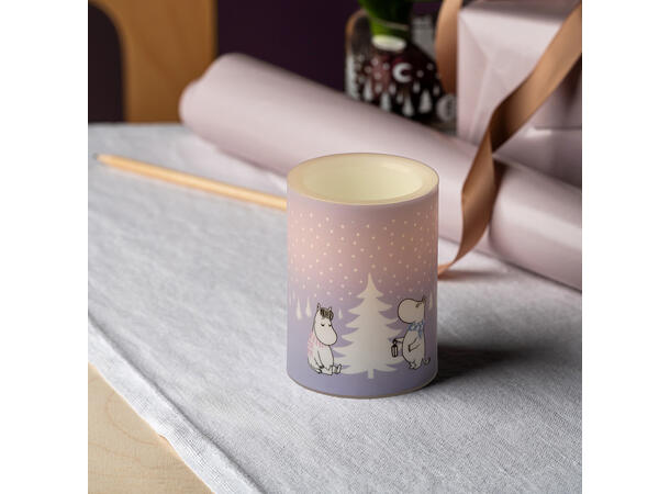 Mummi LED-lys - Snøfall 10 cm