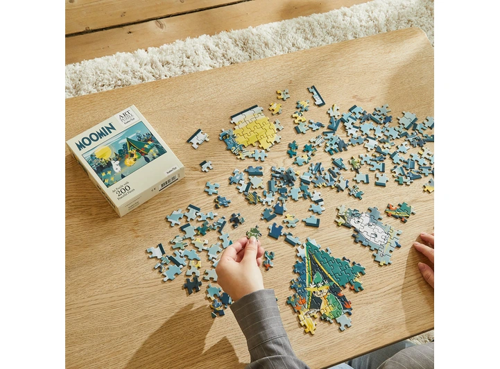 Mummi Puslespill - Blå 200 brikker 