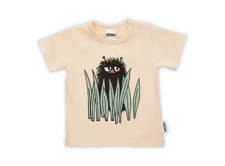 Mummi T-Skjorte - Stinky Beige 62 Babyklær fra Mummi 