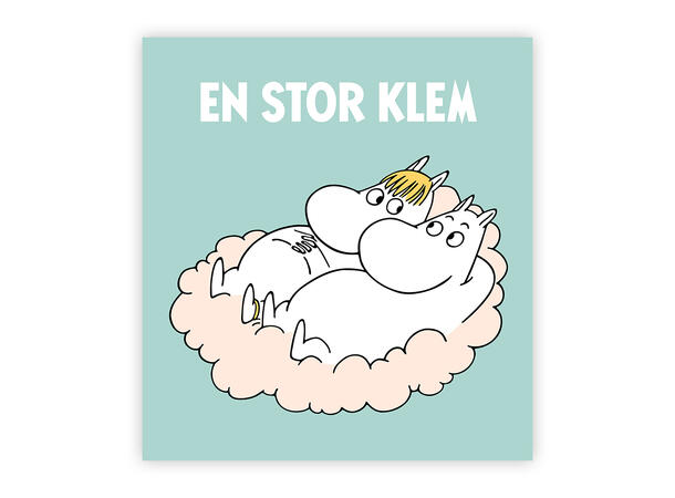 Mummi dobbeltkort - En stor klem 7,5 cm Mummi 