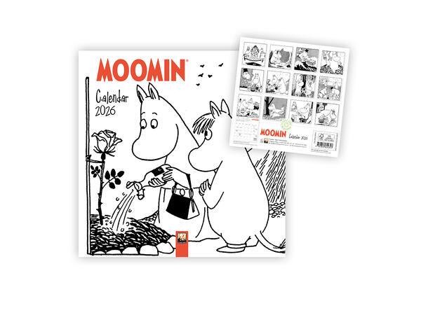 Mummi veggkalender - Engelsk 2026 18x18cm