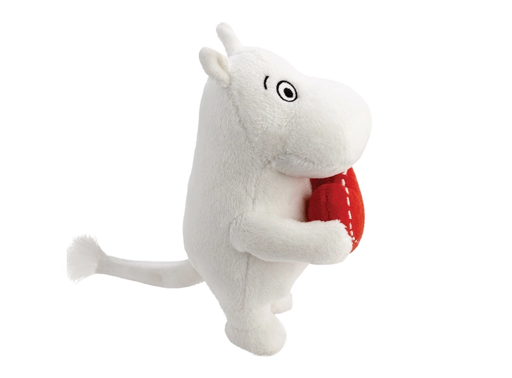 Mummitrollet Bamse - Hjerte 17 cm 
