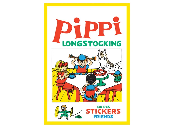 Pippi Langstrømpe Klistremerker Venner 3 + 
