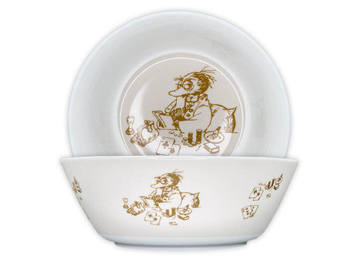 Flåklypa bolle - Solan spiller poker 14cm 