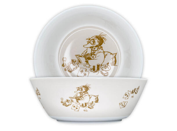 Flåklypa bolle - Solan spiller poker 14cm