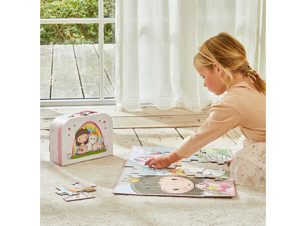 Lillie og Ellie - Puslespill og koffert 24 brikker 