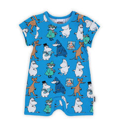 Mummi Playsuit - Guttegjeng Blå Babyklær fra Mummi