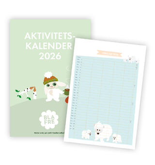 Blafre Aktivitetskalender 2026 Kalender 2026